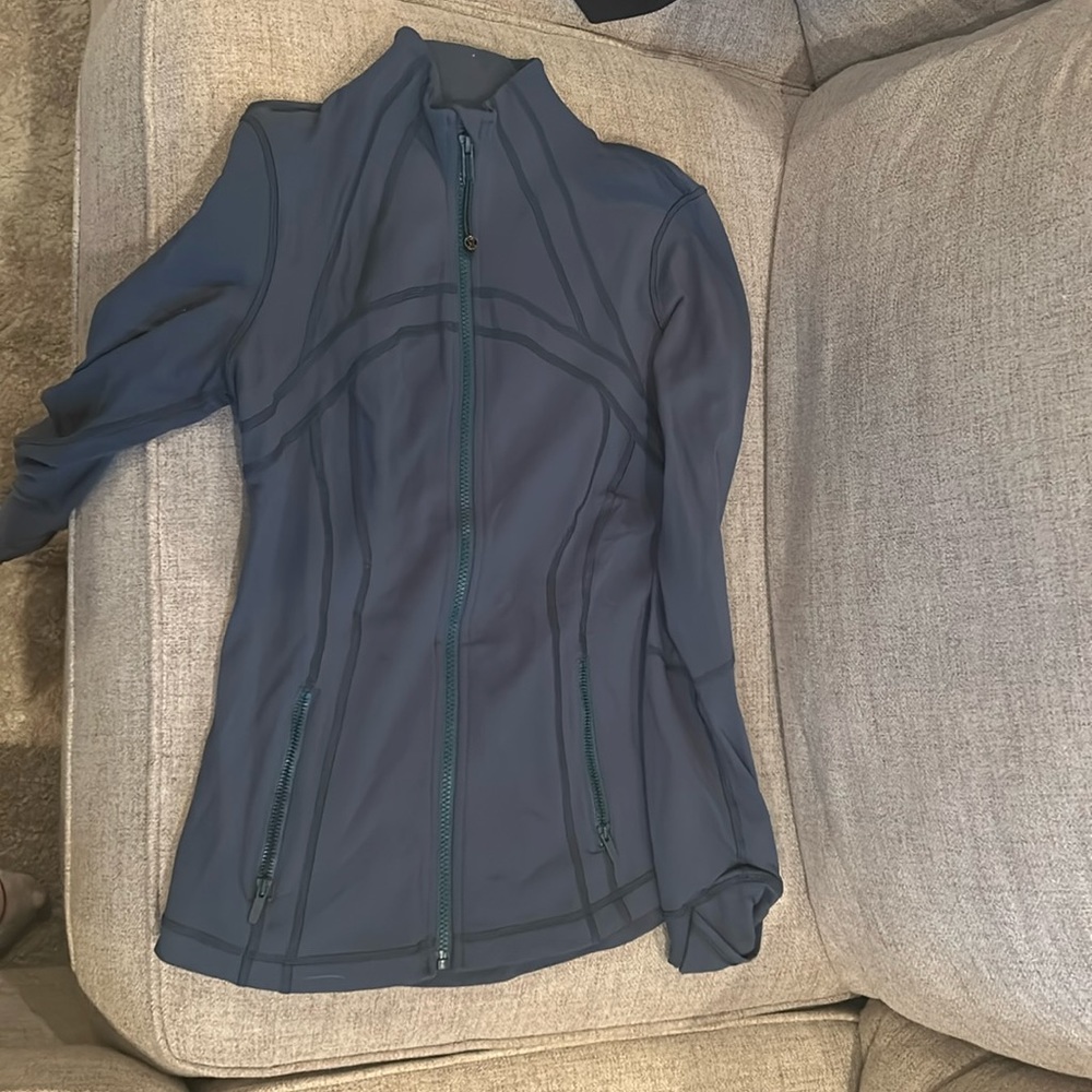 teal size 8 lululemon define jacket